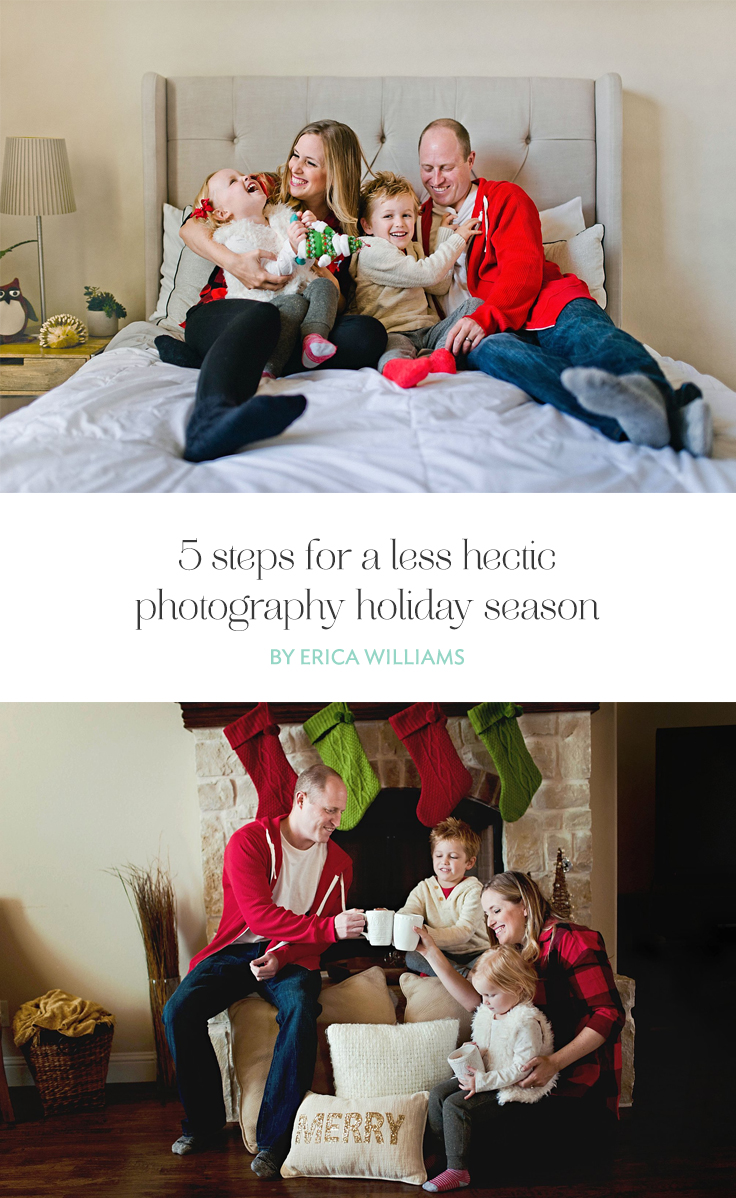 As photographers, we tell ourselves that we're going to enjoy the holidays and it never goes as planned. Let's discuss 4 steps that will help you meet your deadlines and enjoy the holidays with your family!