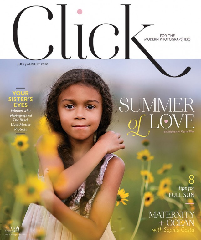 Click photography magazine cover July August 2020