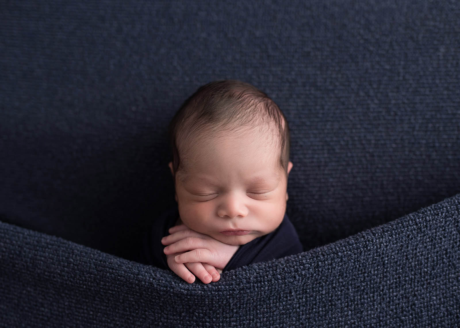 Photo of a newborn baby boy