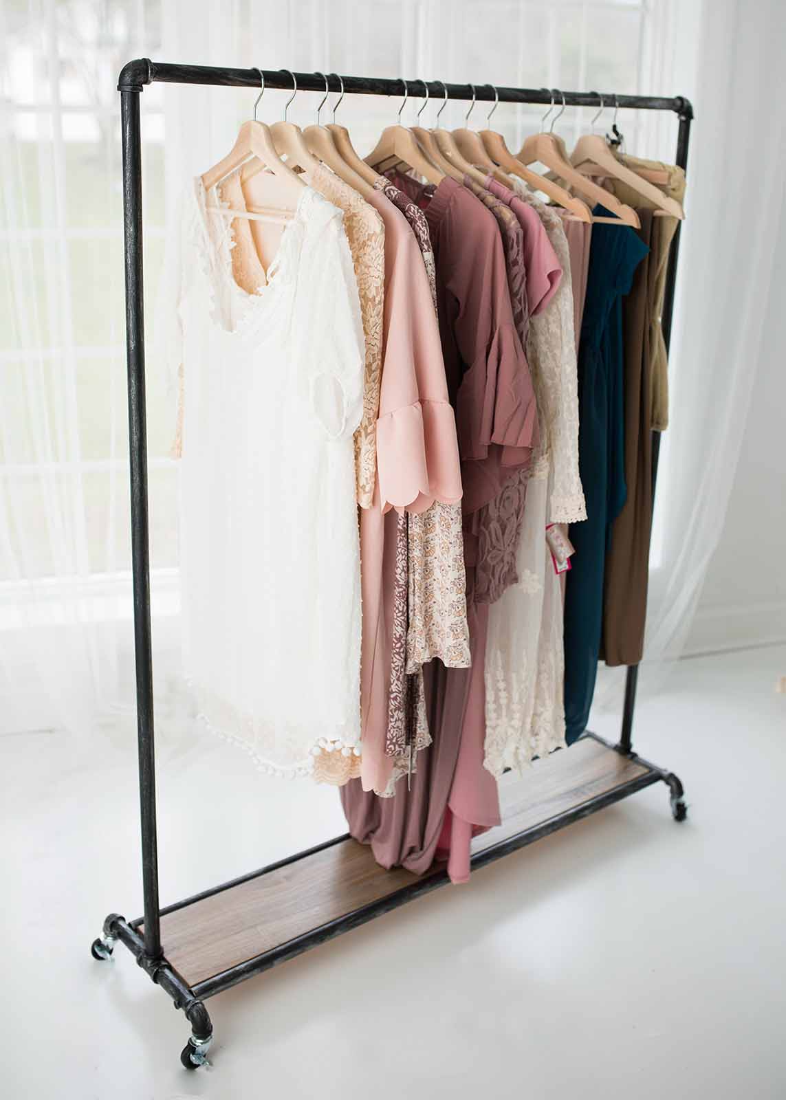 Beautiful wardrobe creates an exceptional client experience for photography