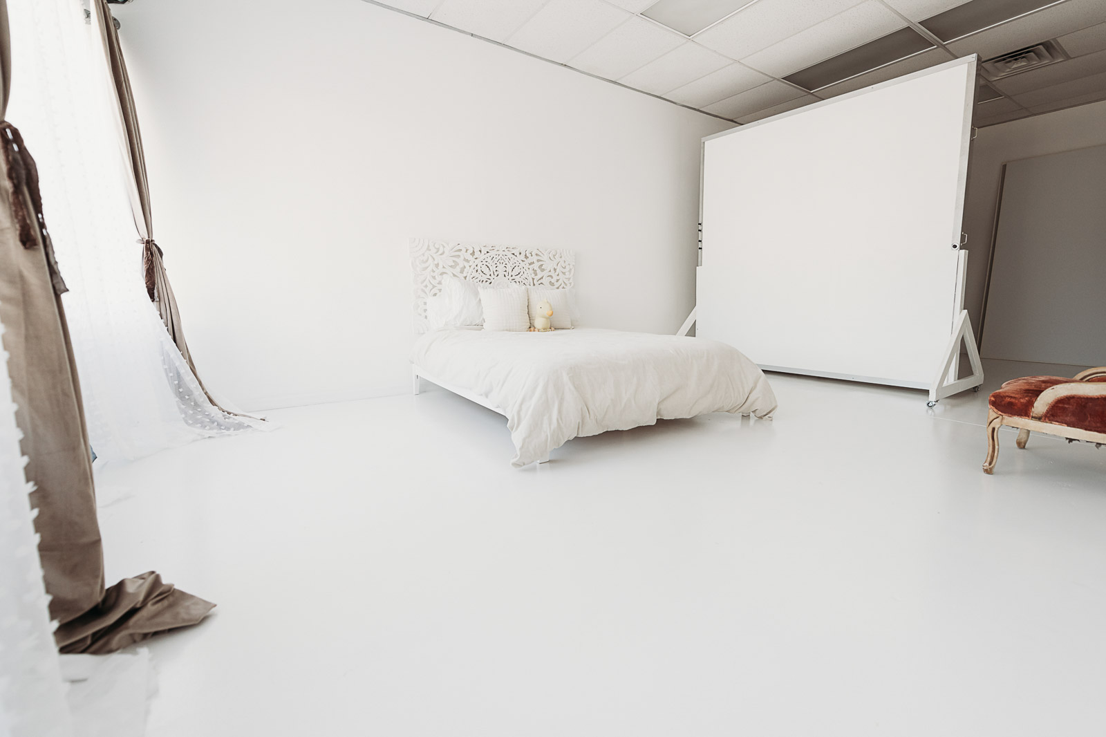 Finished Studio In Tampa Newborn Photography Studio-7 Photo studio design