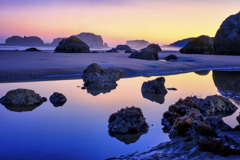 Landscape image at sunset Fujifilm 16-55mm compact zoom lens