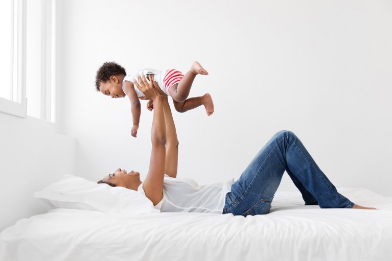 How to joyfully capture photos of parent and child together by Lisa Tichane