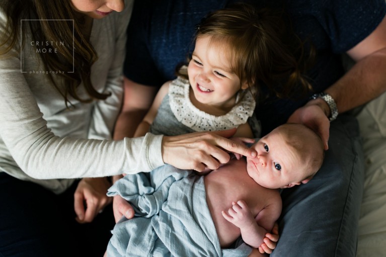 lifestyle family portrait by San Francisco photographer Cristin More