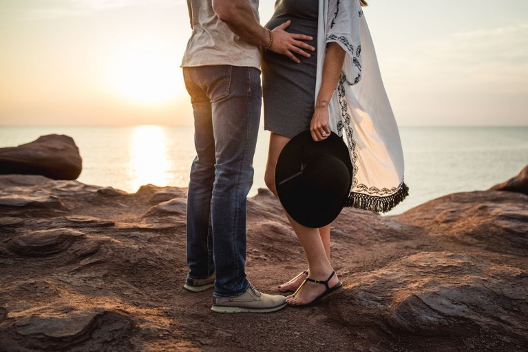Maternity photos - behind the scenes