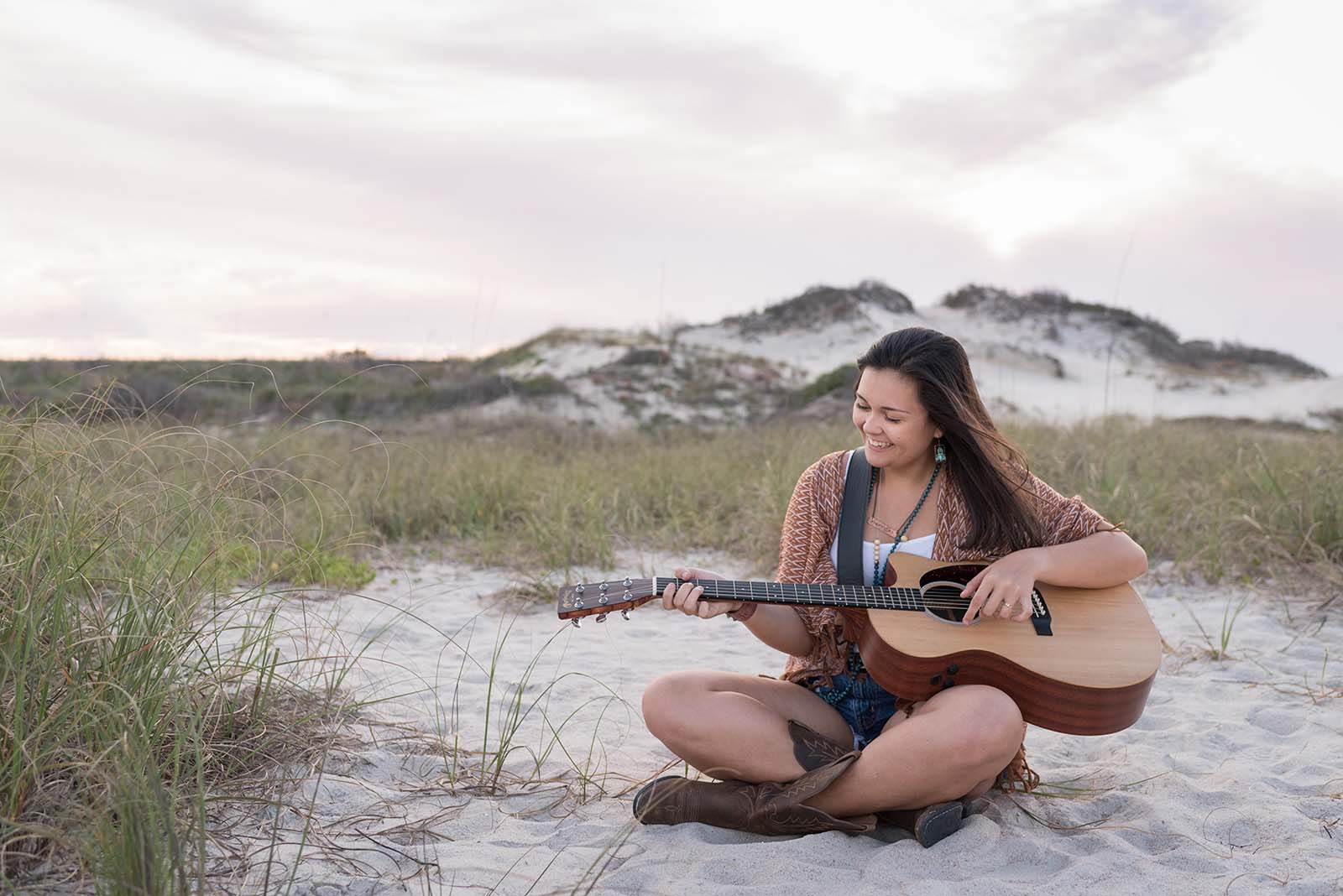 photo-of-high-school-senior-playing-guitar-at-beach-by-Kimberly-Tank photography goals