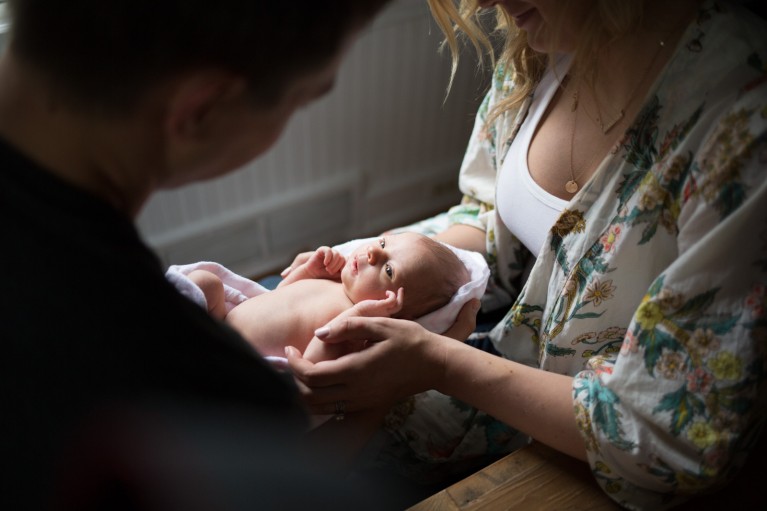 I decided to travel without the beanbag, backdrops, props and set-ups. I freed myself from the expectations of posed and perfect. Quickly, my work began to change. As I began to look at my newborn portfolio, I noticed five recurring themes that helped put my work into the lifestyle category.