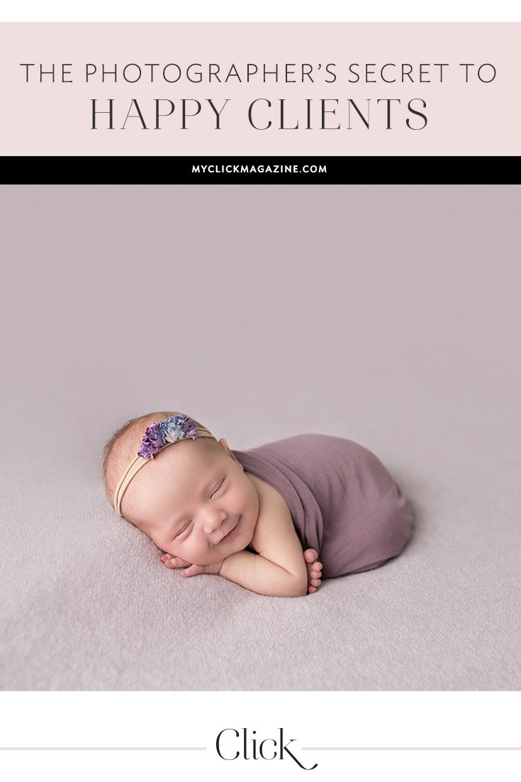 The photographer's secret to happy clients