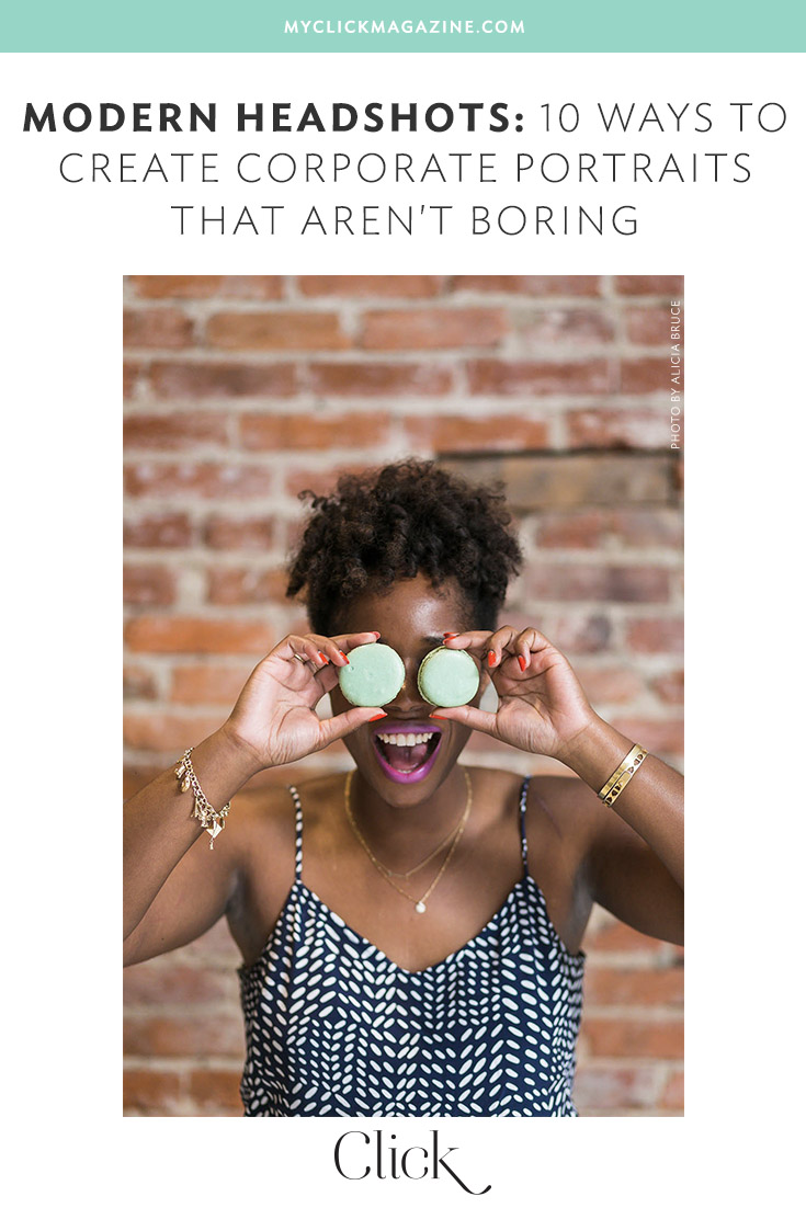 PINTEREST-modern-headshots-alicia-bruce fun, modern corporate headshots for creatives