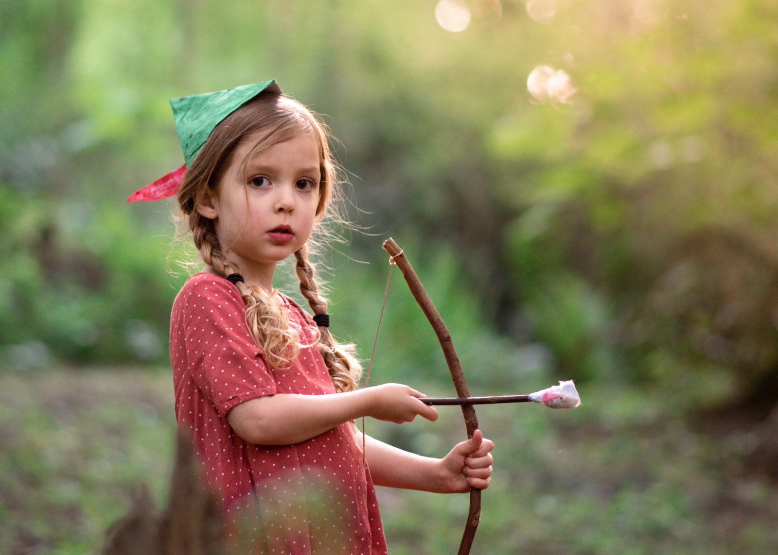 Play-Melissa-Miller-8 Little girl pretends to be Peter Pan