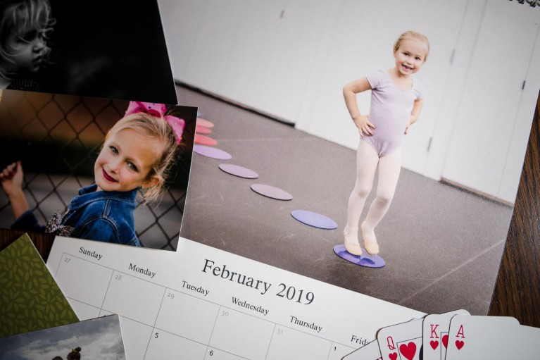 A photo calendar shows the importance of preparing digital images for print