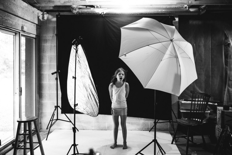 Basement photo studio