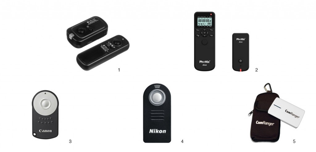 remote controls for cameras