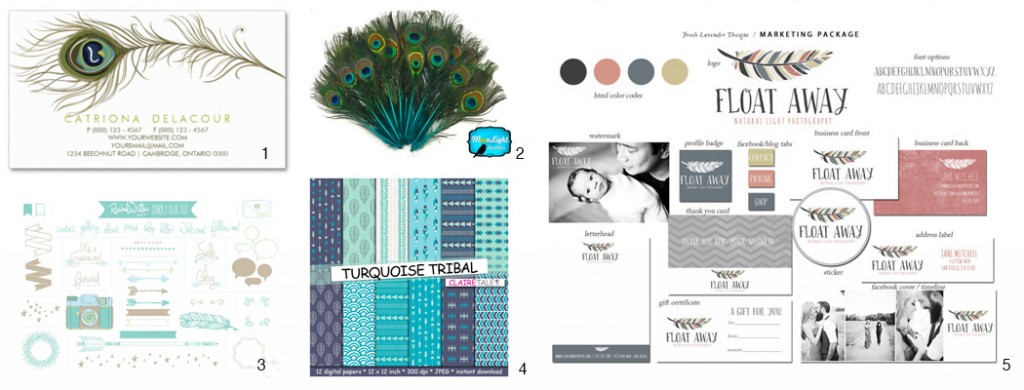 branding ideas with feathers