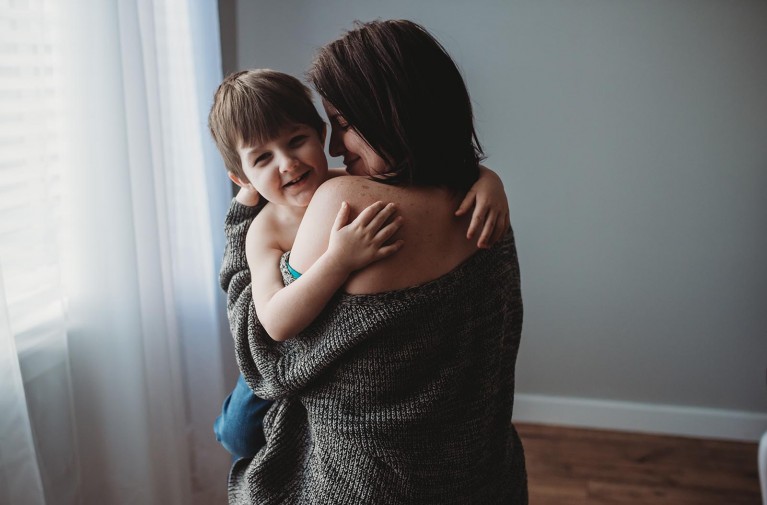 Self-portraits of motherhood