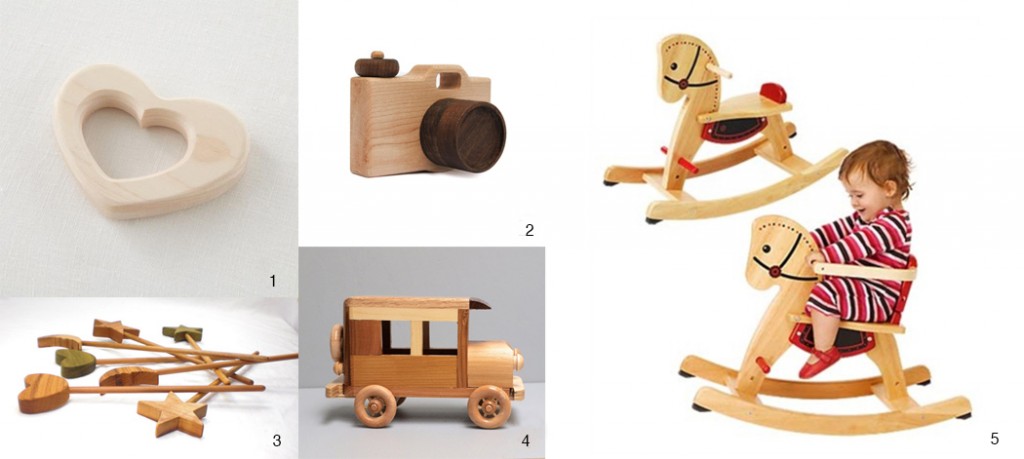wood toys for photographing children